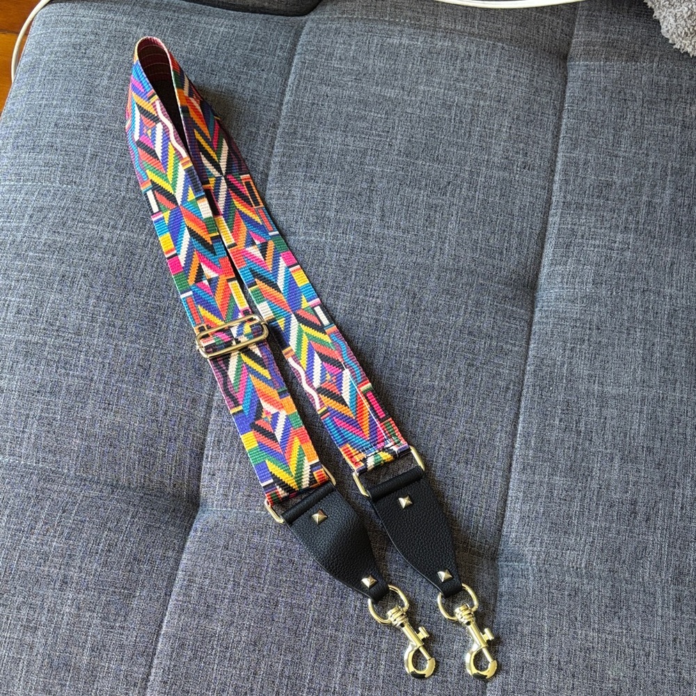 Colorful Geometric Bag Strap